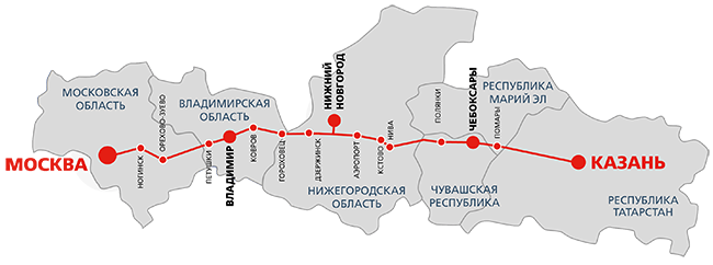 Карта ВСМ
